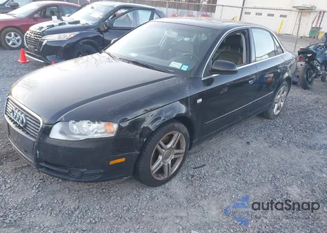 2007 Audi A4 2.0T from USA, damaged, VIN WAUDF78E37A093400